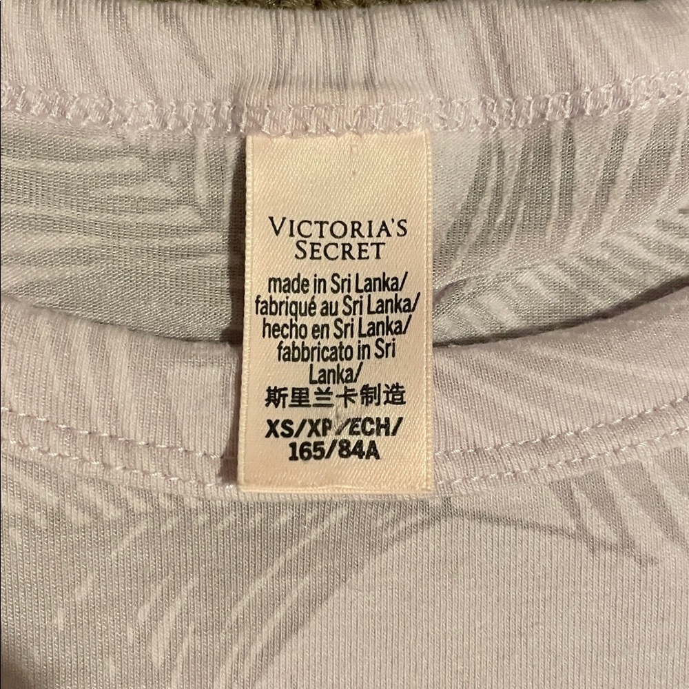 Victoria's Secret lavender Leaf Pattern Bodysuit XS - Picture 2 of 7